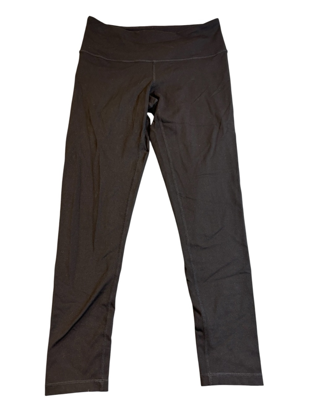 🖤 prAna Cropped Leggings Yoga Tights Black Gray Women’s Small S 23” Inseam EUC